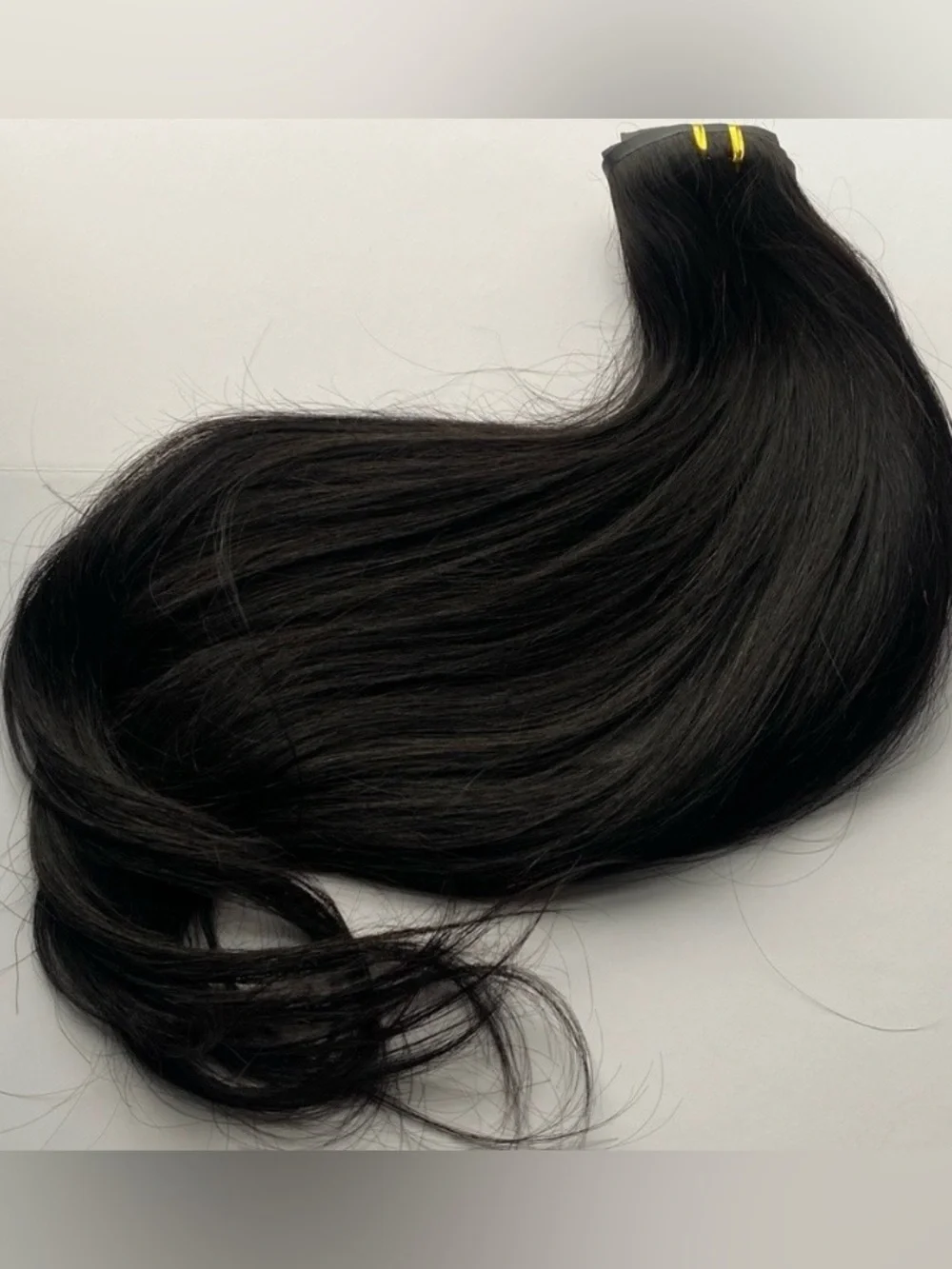 Remy 18 Inch Seamless Clip In Human Hair Extensions #1B Off Black 8Pc 120g New